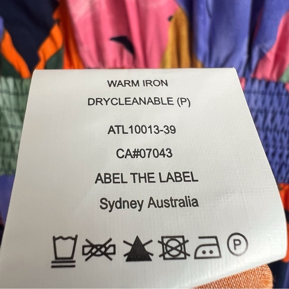 Abel The Label ATL Anthropologie Leonard Floral Tropical High Low Midi Dress XS - Picture 7 of 11